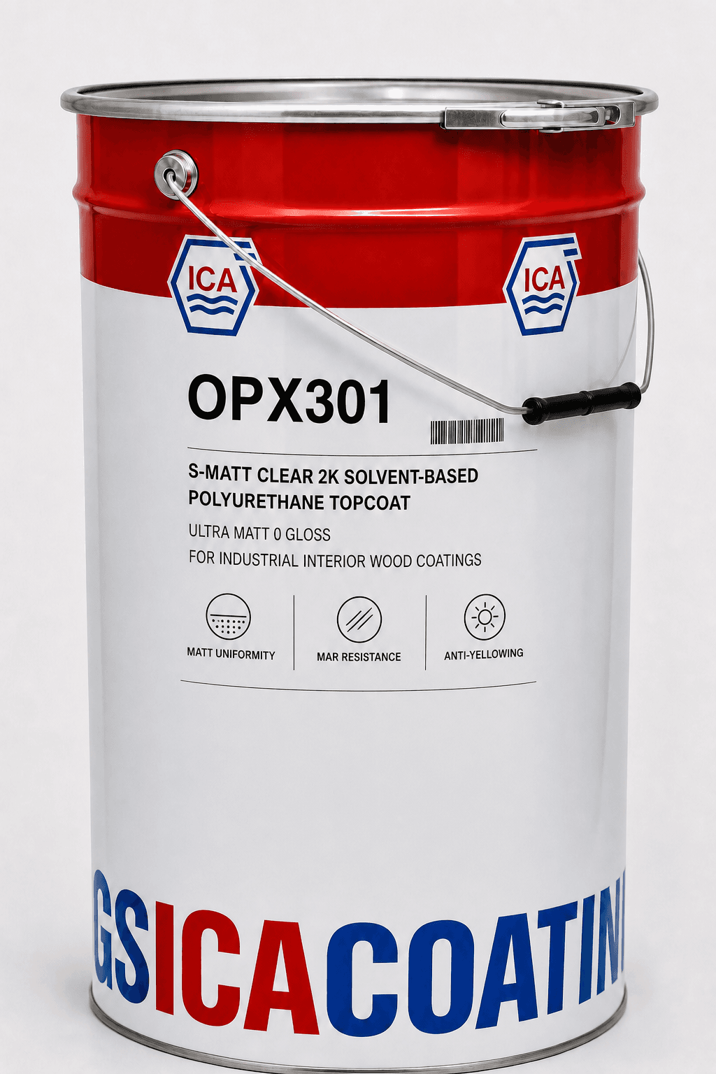OPX301 S-MATT clear 2K polyurethane topcoat