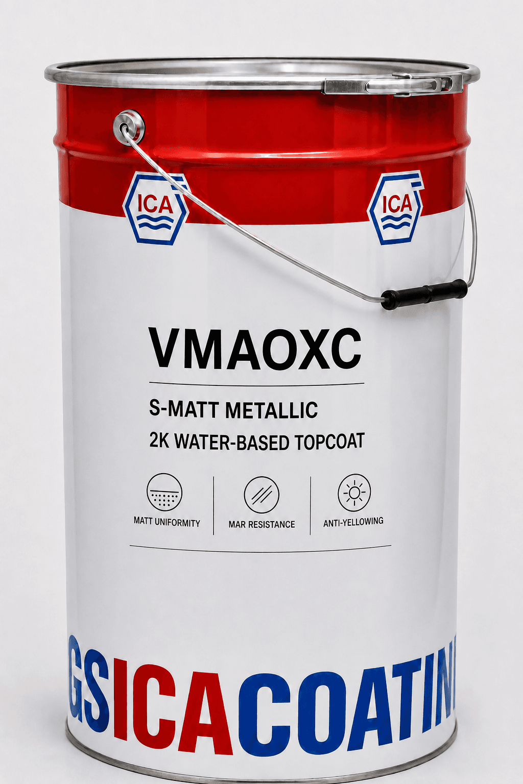 VMAOXC S-MATT ultra-matt 2K water-based metallic coating