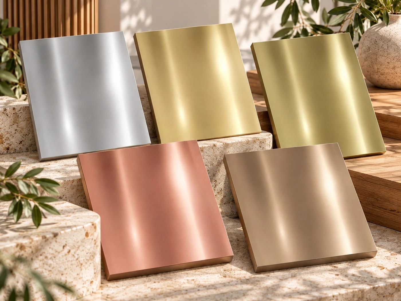 Five shades, many design possibilities