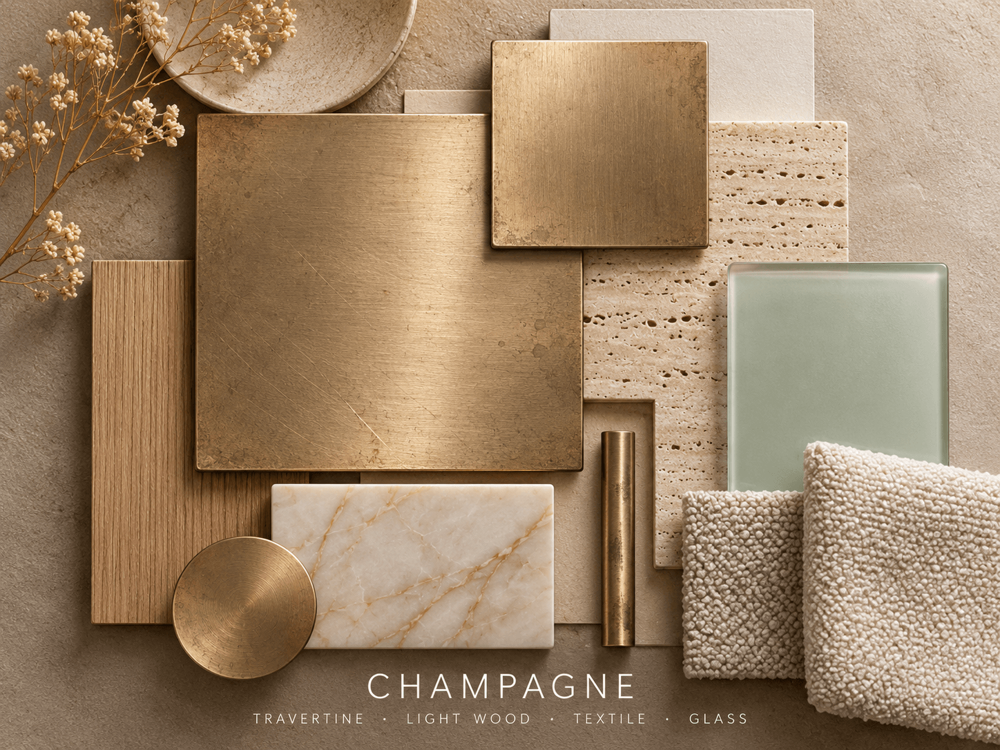 Champagne / золото