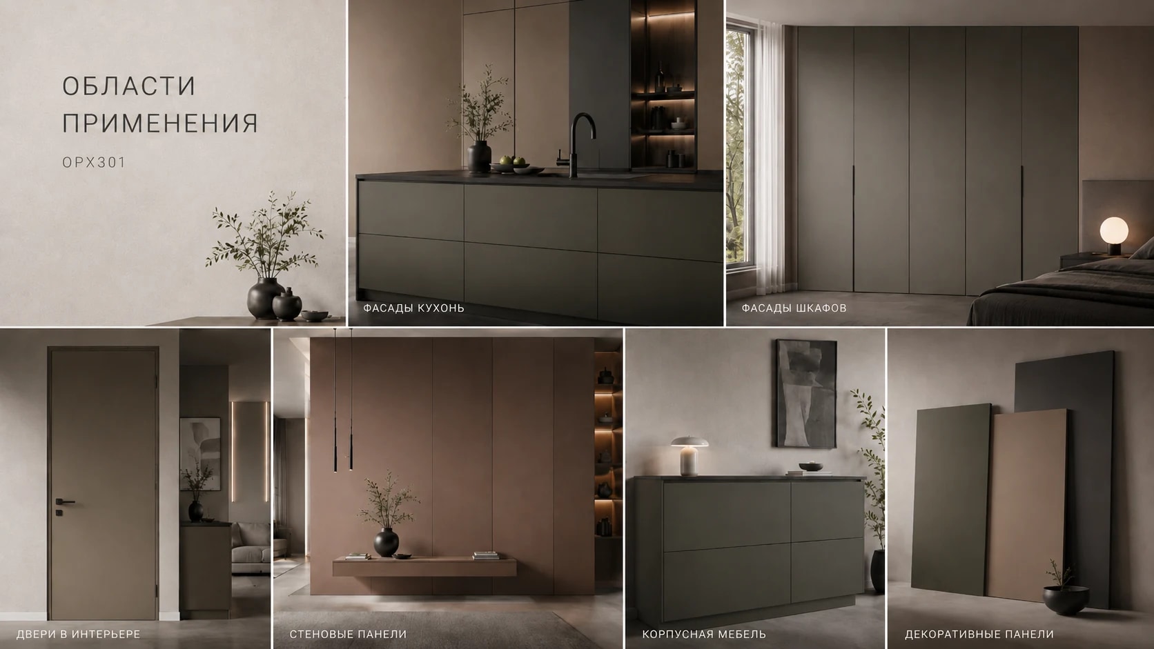 Interior applications for OPX301